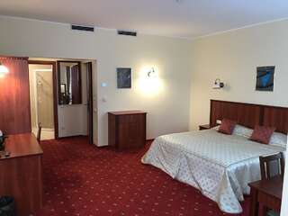 Отель Galia Друскининкай Стандартный номер с балконом и кроватью размера «king-size»-8